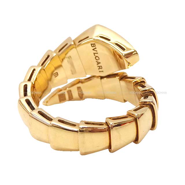 [Pre-loved] BVLGARI ring Serpenti Viper Single Diamond K18YG 345206[LIKE NEW][Authentic]