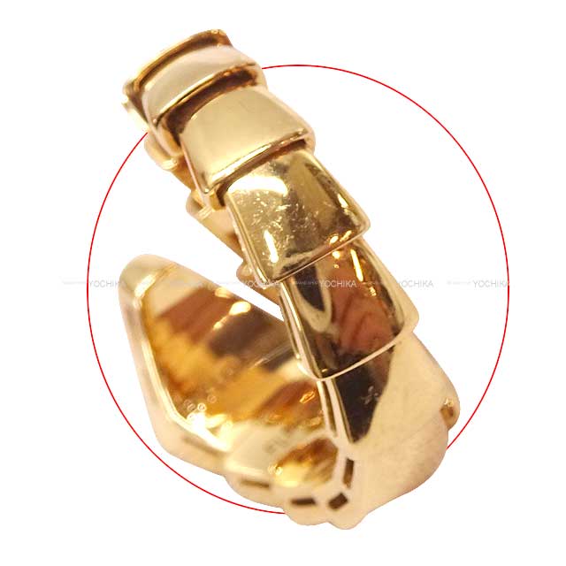 [Pre-loved] 11683 ring Serpenti Viper Single Diamond K18YG 345206[LIKE NEW][Authentic]