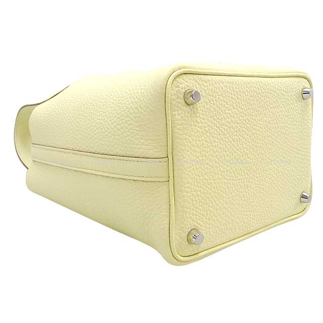 HERMES Handbag Picotin Lock 18 PM Jaune Milton Taurillon Clemence Silver HW Stamp K[BRAND NEW][Authentic]