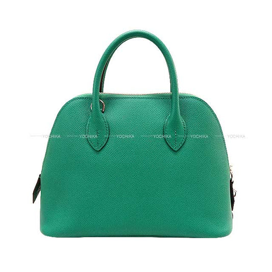 HERMES Shoulder bag Bolide1923 25 Vert Jade Veau Epsom Silver HW Stamp B[EXCELLENT][Authentic]