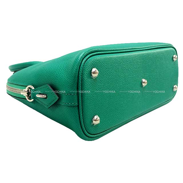 HERMES Shoulder bag Bolide1923 25 Vert Jade Veau Epsom Silver HW Stamp B[EXCELLENT][Authentic]