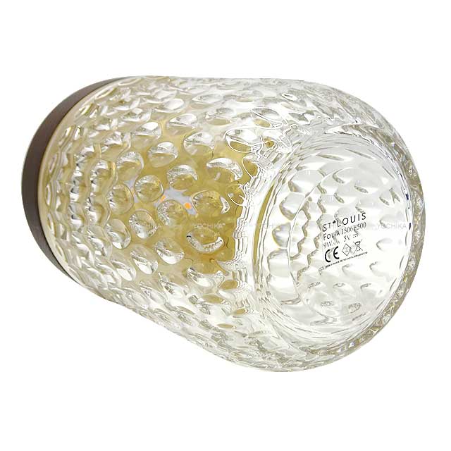 HERMES lighting Saint Louis Folia portable lamp wood Acorn LED Brown Crystal Mat Gold HW 1501E500[BRAND NEW][Authentic]