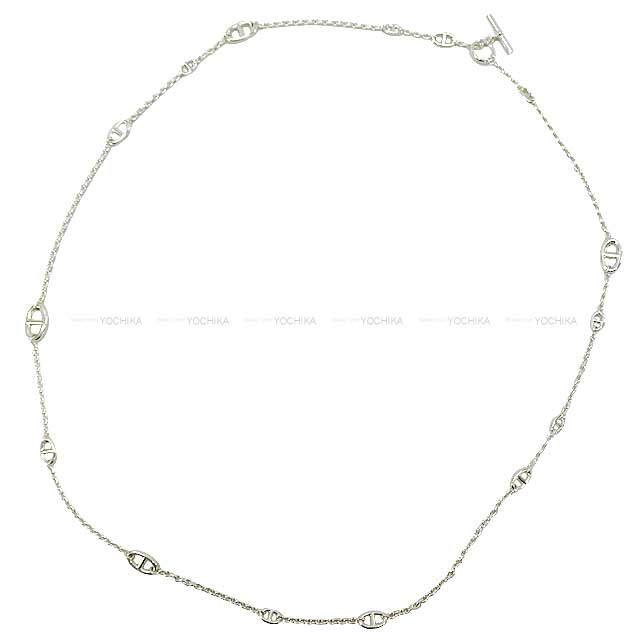 [Pre-loved] HERMES necklace Farandole 120cm Chaine d'Ancre Long  Silver Silver925 Silver HW[LIKE NEW][Authentic]