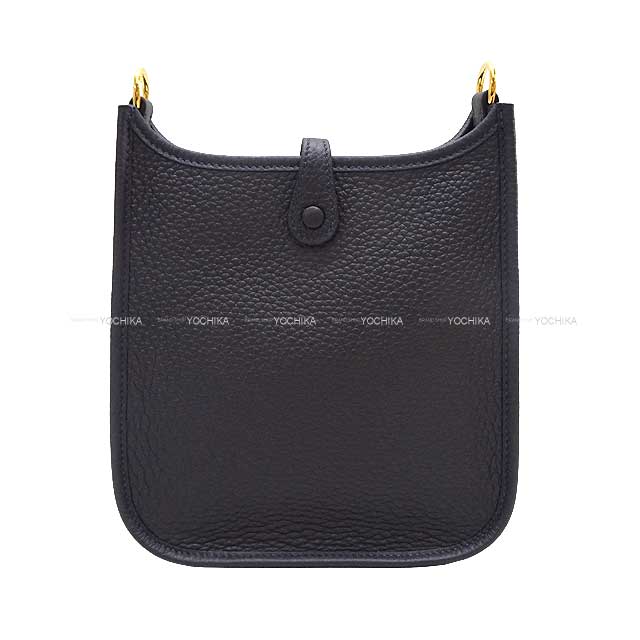 HERMES Shoulder bag Evelyne 16 TPM amazon Caban/Bleu Saphir Taurillon Clemence Gold HW Stamp B[BRAND NEW][Authentic]