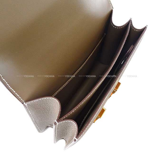HERMES Shoulder bag Constance 3 18 Miroir Etoupe Veau Epsom Rose Gold HW Stamp W[BRAND NEW][Authentic]