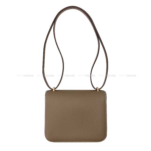 HERMES Shoulder bag Constance 3 18 Miroir Etoupe Veau Epsom Rose Gold HW Stamp B[BRAND NEW][Authentic]