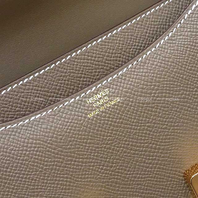 HERMES Shoulder bag Constance 3 18 Miroir Etoupe Veau Epsom Rose Gold HW Stamp W[BRAND NEW][Authentic]