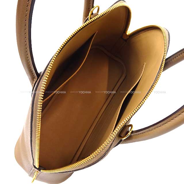 [Pre-loved] HERMES Shoulder bag Bolide1923 25 Beige de Weimar/Biscuit Evercolor Gold HW Stamp U[LIKE NEW][Authentic]