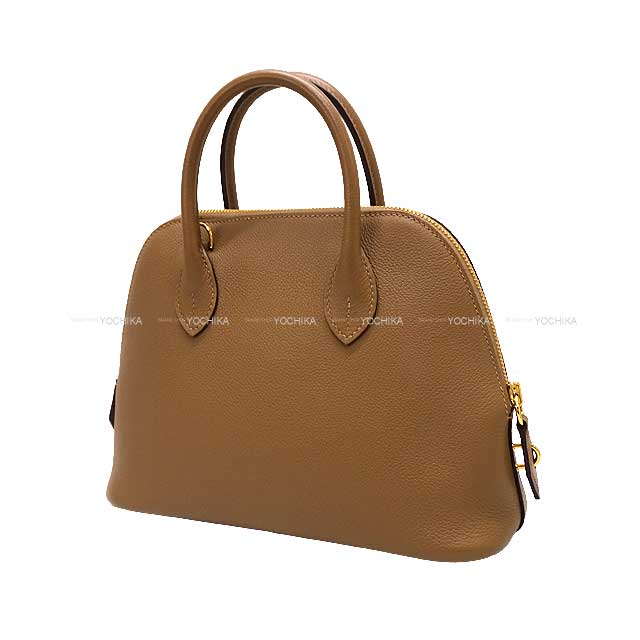 [Pre-loved] HERMES Shoulder bag Bolide1923 25 Beige de Weimar/Biscuit Evercolor Gold HW Stamp U[LIKE NEW][Authentic]