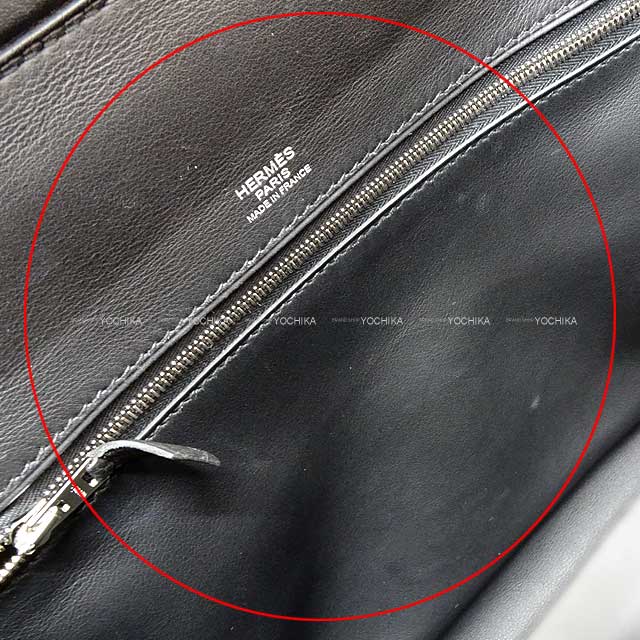 [Pre-loved] HERMES Shoulder bag Sac 24/24 29 Noir (Black) Veau Togo/Veau Swift Silver HW Stamp Y[LIKE NEW][Authentic]