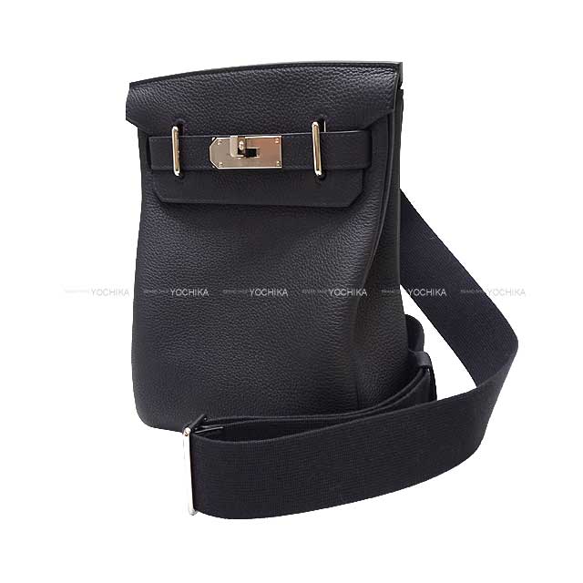 HERMES Shoulder bag Hac a Dos PM Caban Veau Jonathan Silver HW Stamp B[BRAND NEW][Authentic]