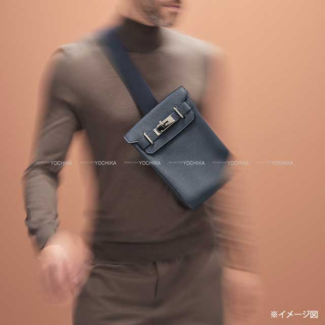 HERMES Shoulder bag Hac a Dos PM Caban Veau Jonathan Silver HW Stamp B[BRAND NEW][Authentic]