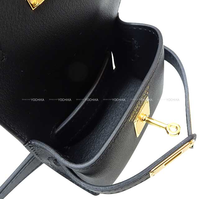 2023 SS limited HERMES Shoulder bag Kelly Moove Noir (Black) Veau Swift Gold HW Stamp B[BRAND NEW][Authentic]