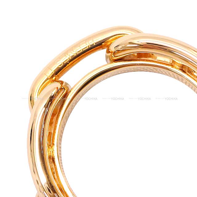 HERMES Scarf ring Scarf ring 90 Chaine D'ancre Regate  Plaque Or Rose Rose Gold HW[BRAND NEW][Authentic]