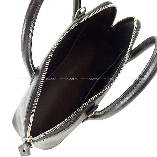 HERMES Shoulder bag Bolide1923 25 Noir (Black) Veau Epsom Silver HW Stamp Z[EXCELLENT][Authentic]