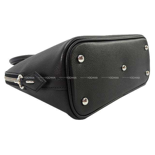 HERMES Shoulder bag Bolide1923 25 Noir (Black) Veau Epsom Silver HW Stamp Z[EXCELLENT][Authentic]