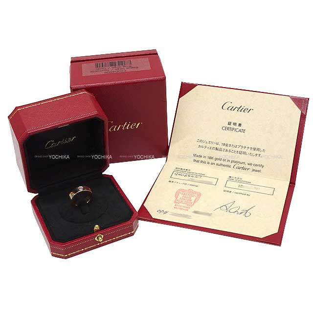 [Pre-loved] CARTIER ring Love Ring 1P Pink Saphir #47 K18 pink gold/Pink Saphir #47 B4064447[LIKE NEW][Authentic]