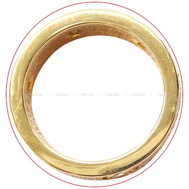 [Pre-loved] CARTIER ring Love ring 6P Full-diamonds #47 K18 Yellow gold/Diamonds #47 B4097500[LIKE NEW][Authentic]