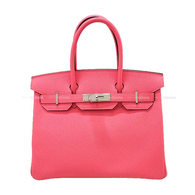 [Pre-loved] HERMES Handbag Birkin30 Rose Azalee Veau Epsom Silver HW Stamp Y[LIKE NEW][Authentic]