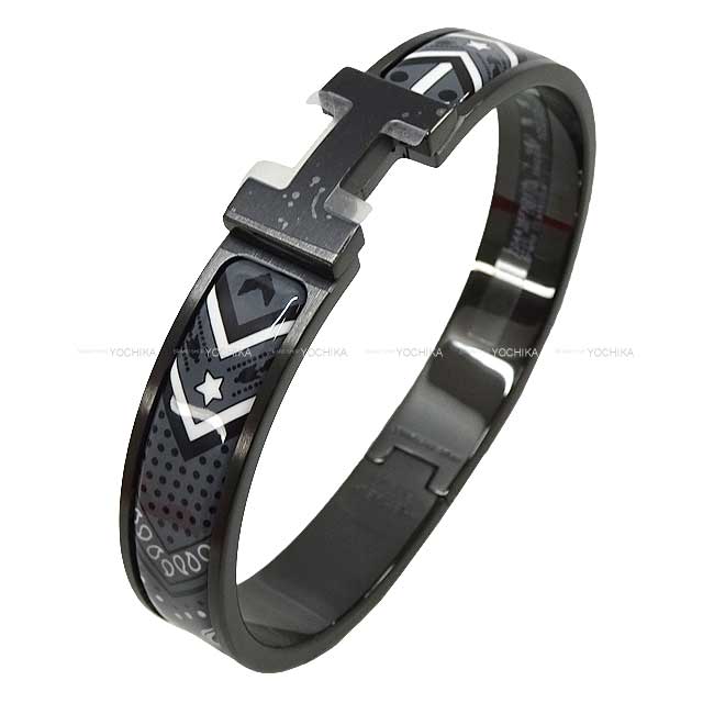 HERMES bracelet Clic HH Bandanna #T5 GrandClassic Matte Black hardware[BRAND NEW][Authentic]