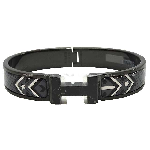 HERMES bracelet Clic HH Bandanna #T5 GrandClassic Matte Black hardware[BRAND NEW][Authentic]