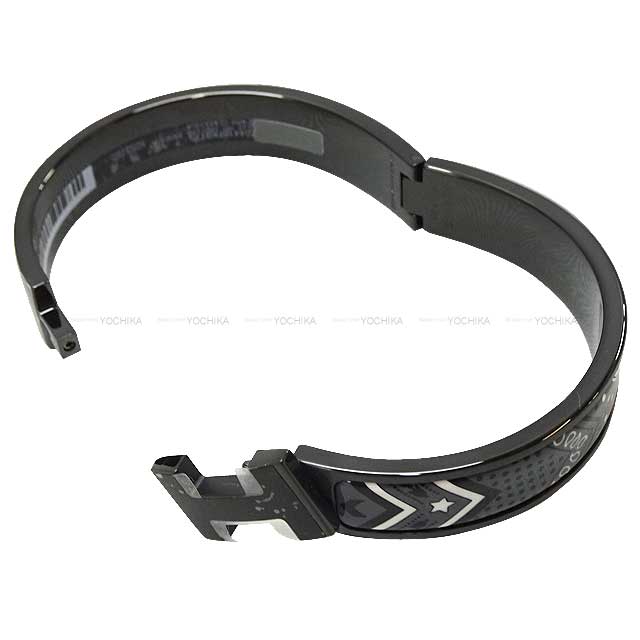 HERMES bracelet Clic HH Bandanna #T5 GrandClassic Matte Black hardware[BRAND NEW][Authentic]