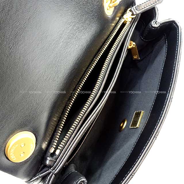 CHANEL Shoulder bag Matelasse Coco Adjuster Chain Flap Noir (Black) Lambskin Mat Gold HW AS3393[EXCELLENT][Authentic]