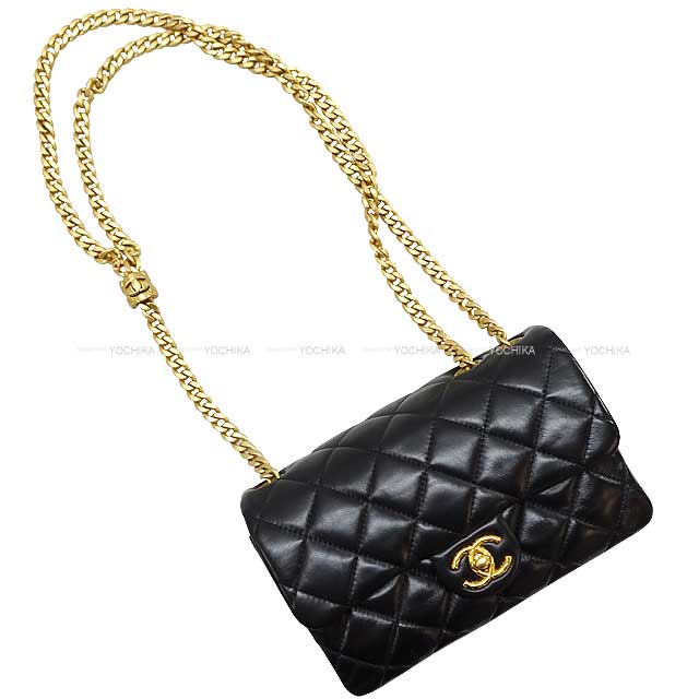 CHANEL Shoulder bag Matelasse Coco Adjuster Chain Flap Noir (Black) Lambskin Mat Gold HW AS3393[EXCELLENT][Authentic]