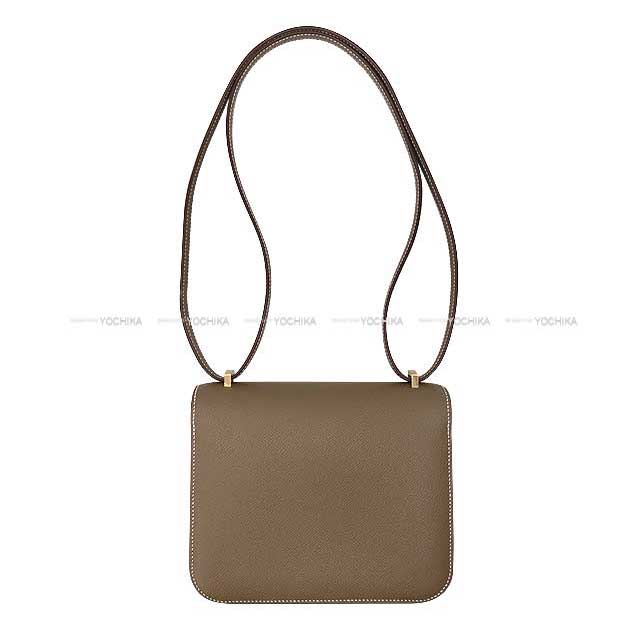 HERMES Shoulder bag Constance 3 18 Miroir Etoupe Veau Epsom Gold HW Stamp W[BRAND NEW][Authentic]