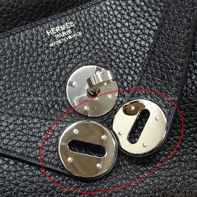 [Pre-loved] HERMES Shoulder bag Lindy 30 Verso Noir (Black)/Toffee Taurillon Clemence Silver HW Stamp A[LIKE NEW][Authentic]