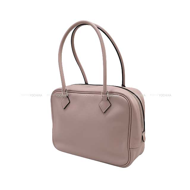 [Pre-loved] HERMES Handbag Plume Mini Glycine Veau Swift Stamp X[LIKE NEW][Authentic]