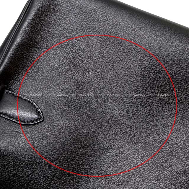 HERMES Shoulder bag Kelly Messenger 24 PM Noir (Black) Evercolor Silver HW Stamp B[EXCELLENT][Authentic]