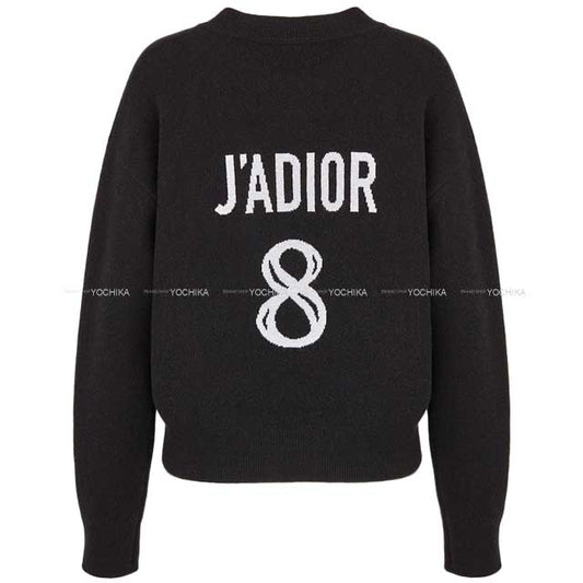 Dior Sweater J'Adior8 Boxy Noir (Black) Cashmere/Nyron/Polyurethane 40 924S55AM009_X9330[EXCELLENT][Authentic]