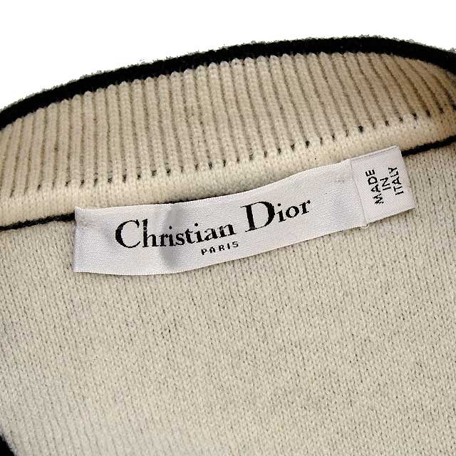 Dior Sweater J'Adior8 Boxy Noir (Black) Cashmere/Nyron/Polyurethane 40 924S55AM009_X9330[EXCELLENT][Authentic]