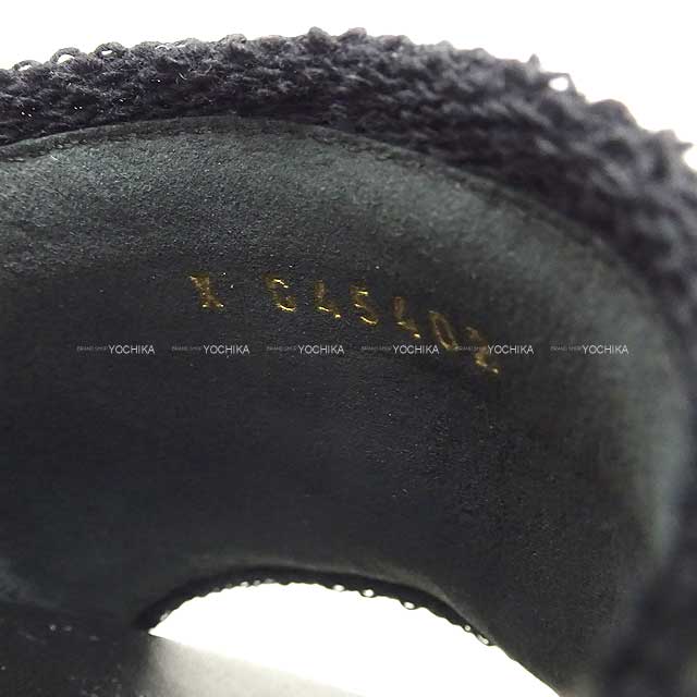 2024 Cruise New CHANEL sandals Logo Noir (Black)/Blanc (White) #37.5 G45402[BRAND NEW][Authentic]