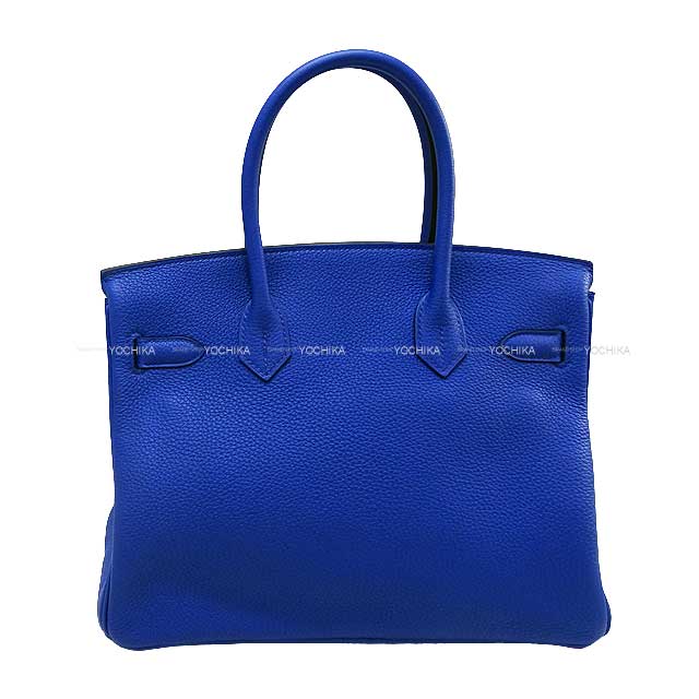 HERMES Handbag Birkin30 Bleu Royal Veau Togo Gold HW Stamp U[EXCELLENT][Authentic]