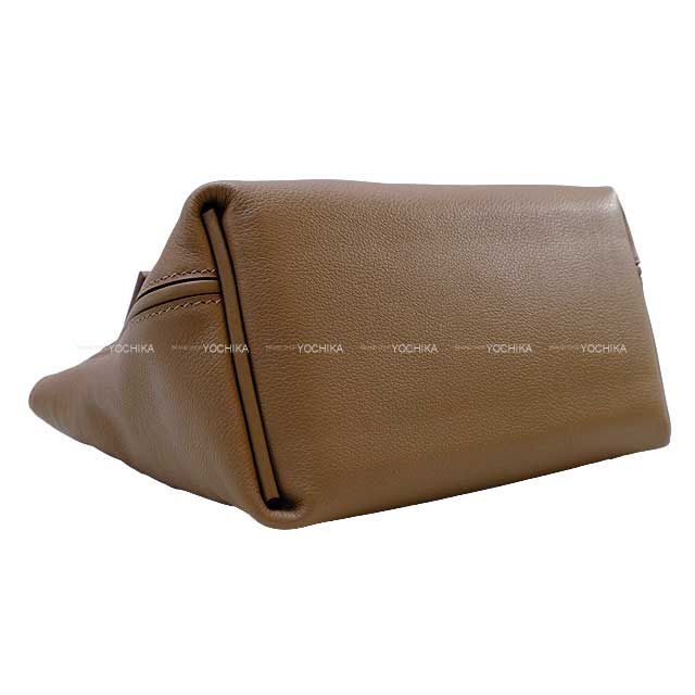 HERMES Shoulder bag Sac 24/24 21 Etoupe Veau Tadelakt/Evercalf Silver HW Stamp B[BRAND NEW][Authentic]