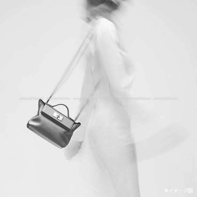 HERMES Shoulder bag Sac 24/24 21 Etoupe Veau Tadelakt/Evercalf Silver HW Stamp B[BRAND NEW][Authentic]