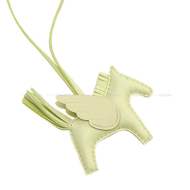 HERMES bag charm Rodeo Pegasus PM Jaune Milton Agneau Milo/Veau Swift Stamp W[BRAND NEW][Authentic]