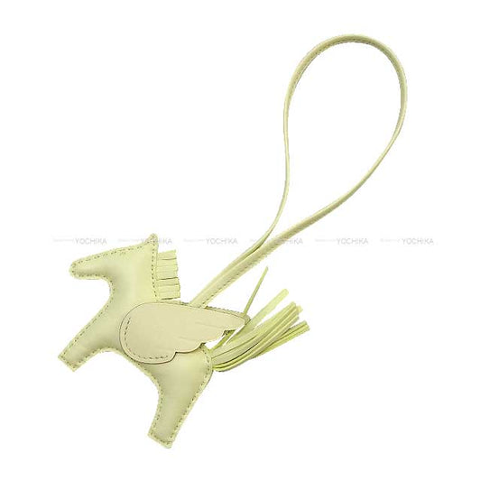 HERMES bag charm Rodeo Pegasus PM Jaune Milton Agneau Milo/Veau Swift Stamp W[BRAND NEW][Authentic]