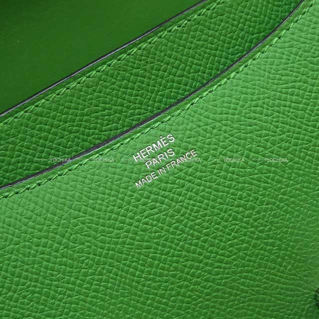 HERMES Shoulder bag Constance 3 18 Miroir Vert Yucca Veau Epsom Silver HW Stamp W[BRAND NEW][Authentic]