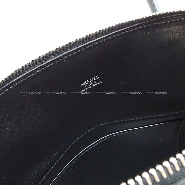 HERMES Shoulder bag Bolide27 Noir (Black) Veau Epsom Silver HW Stamp Z[EXCELLENT][Authentic]