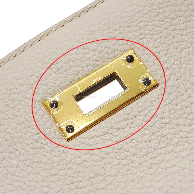 [Pre-loved] HERMES Shoulder bag Retourne Craie Veau Togo Gold HW Stamp T[LIKE NEW][Authentic]