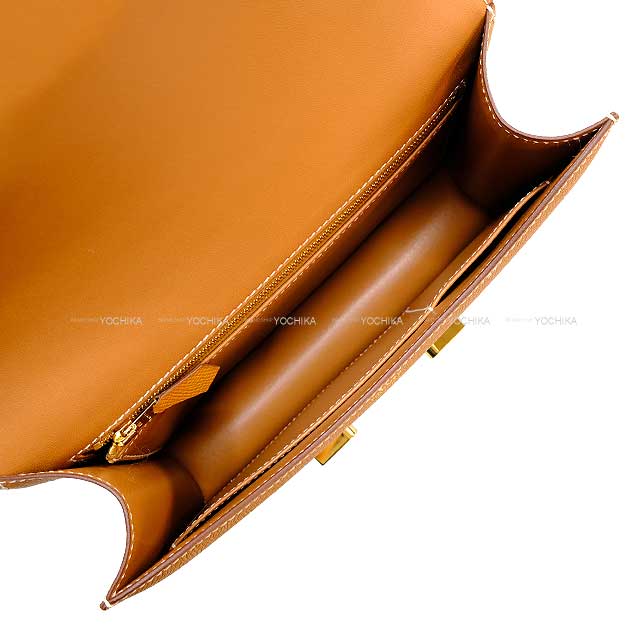 HERMES Shoulder bag Constance 1 24 MM Miroir Gold Veau Epsom Gold HW Stamp K[BRAND NEW][Authentic]