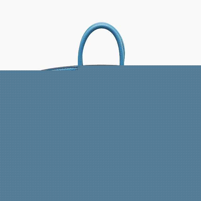 HERMES Handbag Birkin25 New Bleu Jean Veau Jonathan Silver HW Stamp W[BRAND NEW][Authentic]