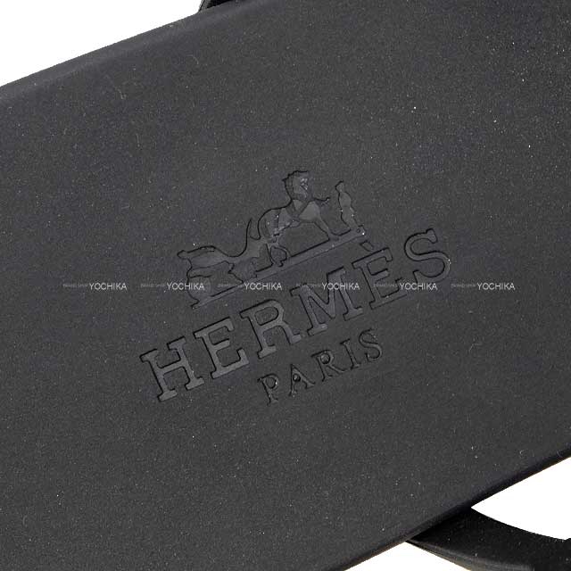 HERMES sandals Island #37 Noir (Black) 2024SS NEW Thermo Polyurethane[EXCELLENT][Authentic]