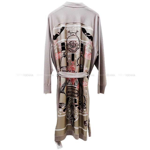 2024年 SS NEW HERMES Cardigan Long Armor Twillaine Glytitan Silk/Cashmere 42[BRAND NEW][Authentic]