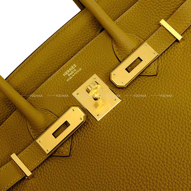 HERMES Handbag Birkin30 Bronze dore Veau Togo Gold HW Stamp Y[EXCELLENT][Authentic]