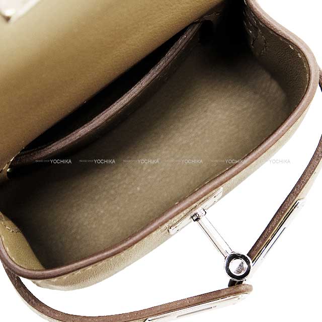 HERMES Shoulder bag Kelly Moove Etoupe Veau Swift Silver HW Stamp W[BRAND NEW][Authentic]