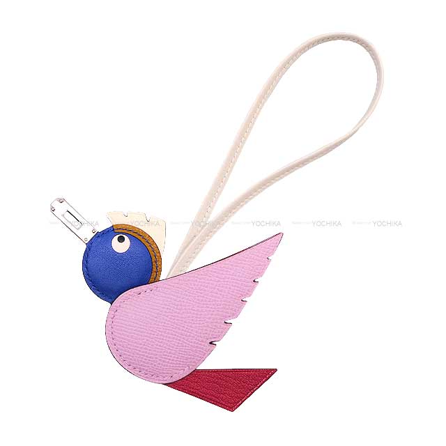 HERMES bag charm BIRDY Bird Mauve sylvestre/Framboise/Bleu France/Gold/Nata/Craie Veau Epsom/Veau Swift/Agneau Milo/Chevre Silver HW Stamp W[BRAND NEW][Authentic]